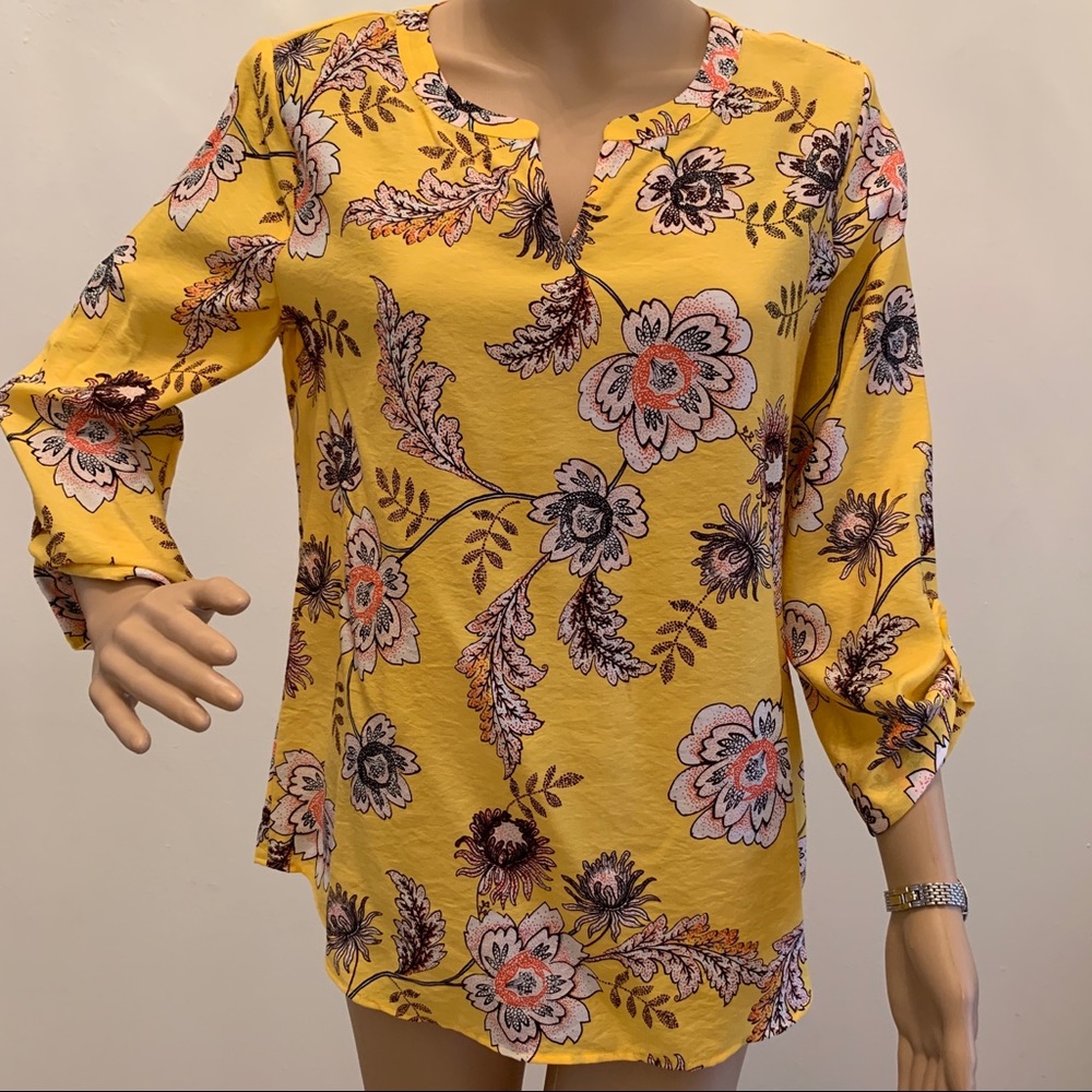 V Neck Blouse Size S